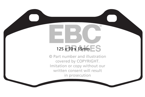 EBC Ultimax Brake Pads - Front for Alfa Romeo Mito