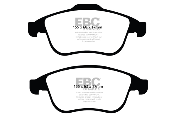 EBC Ultimax Brake Pads - Front for Renault Megane III