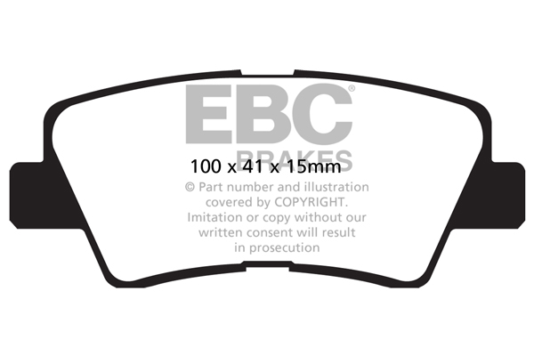 EBC Ultimax Brake Pads - Rear for Kia Soul