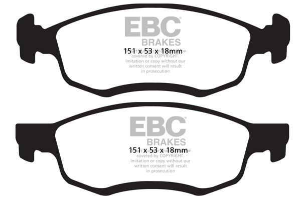 EBC Ultimax Brake Pads - Front for Dacia Logan