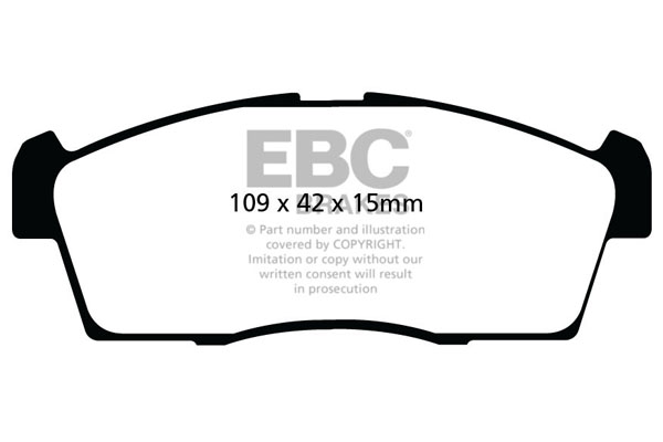 EBC Ultimax Brake Pads - Front for Suzuki Alto