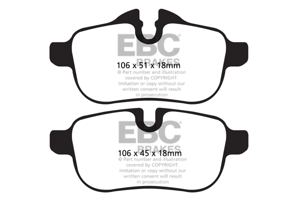 EBC Ultimax Brake Pads - Rear for BMW Z4