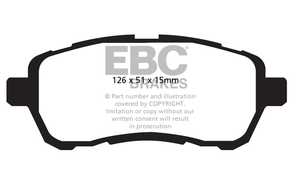 EBC Ultimax Brake Pads - Front for Suzuki Swift