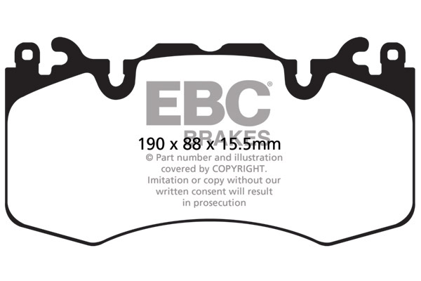 EBC Ultimax Brake Pads - Front for Land Rover Range Rover
