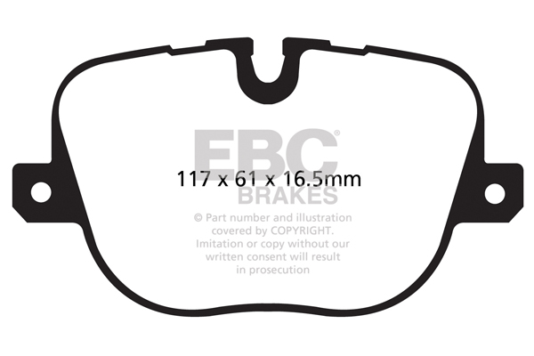 EBC Ultimax Brake Pads - Rear for Land Rover Range Rover