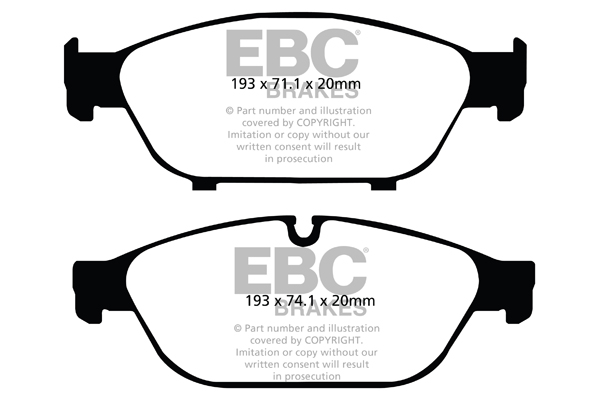 EBC Ultimax Brake Pads - Front for Audi A6 (4G)