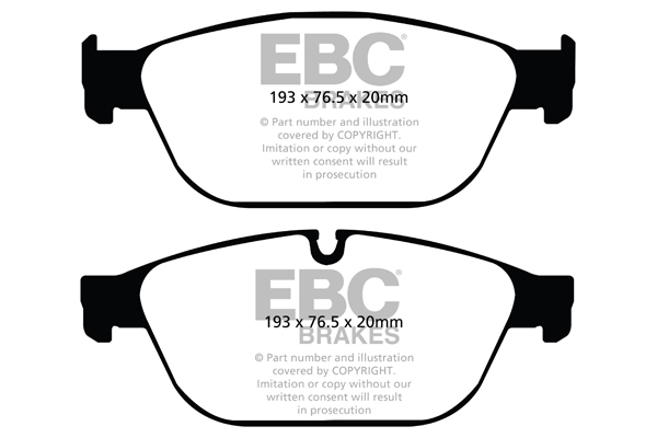 EBC Ultimax Brake Pads - Front for Audi A8 (4H)