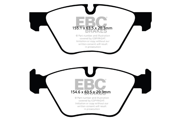 EBC Ultimax Brake Pads - Front for BMW 5 Series (F07/F10/F11)