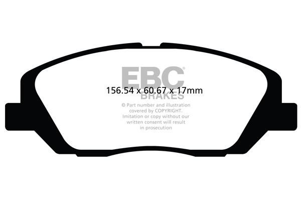 EBC Ultimax Brake Pads - Front for SsangYong Korando