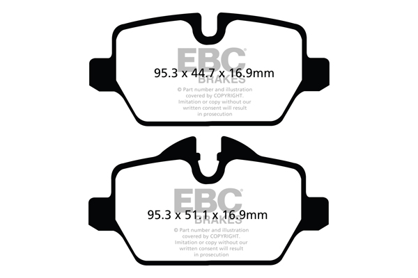 EBC Ultimax Brake Pads - Rear for Mini Mini (R50/R52/R53)
