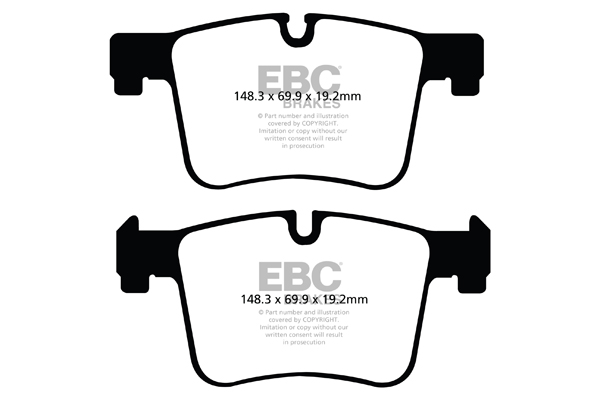 EBC Ultimax Brake Pads - Front for BMW X3 (F25)