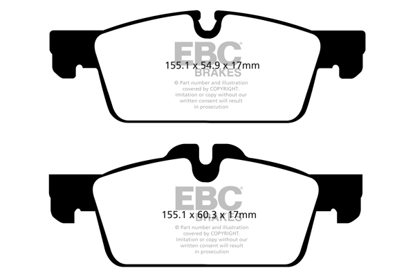 EBC Ultimax Brake Pads - Front for Peugeot 508