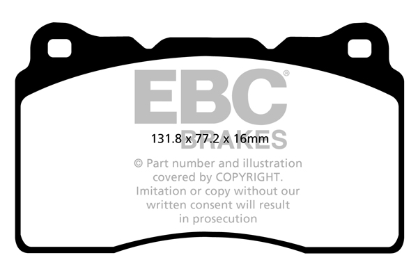EBC Ultimax Brake Pads - Front for Alfa Romeo Giulietta