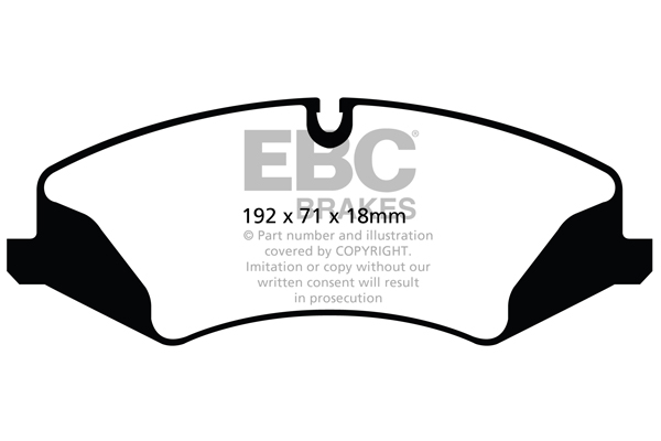 EBC Ultimax Brake Pads - Front for Land Rover Range Rover Sport