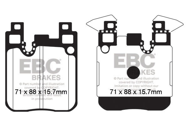 EBC Ultimax Brake Pads - Rear for BMW 3 Series (F30/F31/F34)