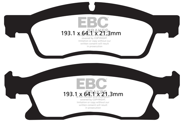 EBC Ultimax Brake Pads - Front for Mercedes M-Class