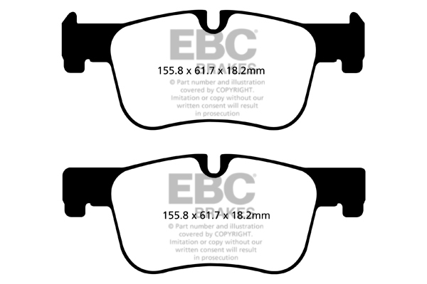 EBC Ultimax Brake Pads - Front for BMW 1 Series (F20/F21)