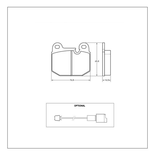 Tarox Strada Brake Pads - Front for BMW 3 Series (E21)