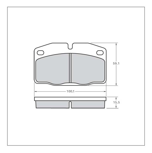 Tarox Strada Brake Pads - Front for Vauxhall Nova