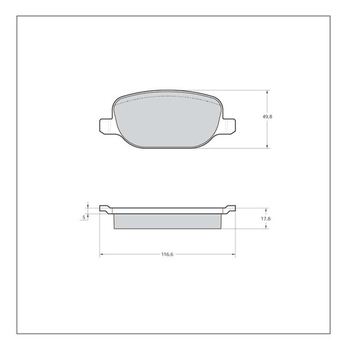 Tarox Strada Brake Pads - Rear for Alfa Romeo Brera