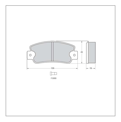 Tarox Strada Brake Pads - Front for Seat Ibiza Mk 1 (021A)