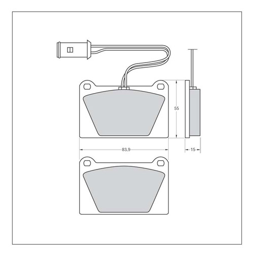 Tarox Strada Brake Pads - Front for Rover Metro