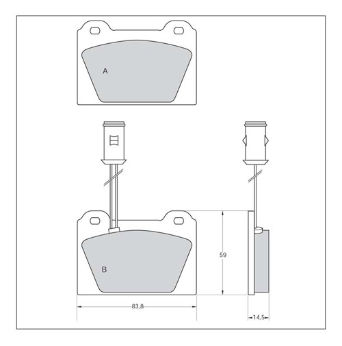 Tarox Strada Brake Pads - Front for Rover Metro