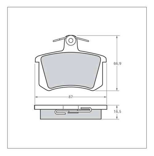 Tarox Strada Brake Pads - Rear for Audi Quattro