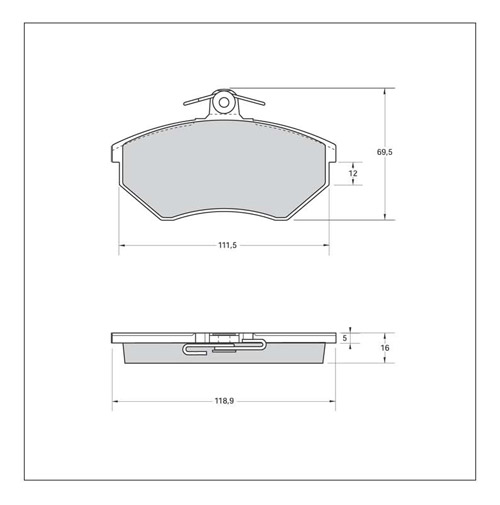 Tarox Strada Brake Pads - Front for Seat Cordoba