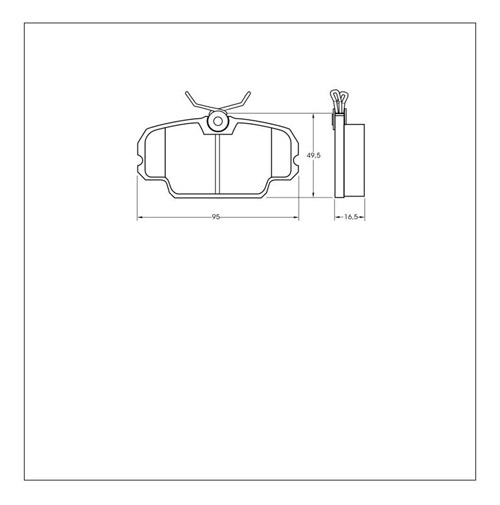 Tarox Strada Brake Pads - Front for BMW 3 Series (E30)