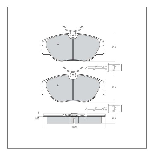 Tarox Strada Brake Pads - Front for Alfa Romeo 164