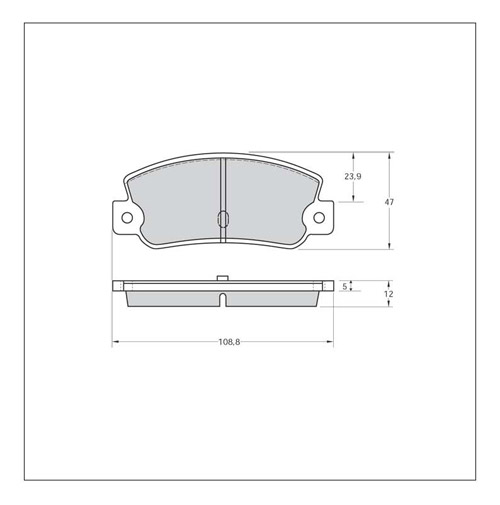 Tarox Strada Brake Pads - Front for Lancia Delta
