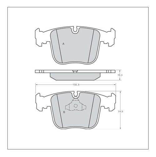 Tarox Strada Brake Pads - Front for BMW 5 Series (E39)