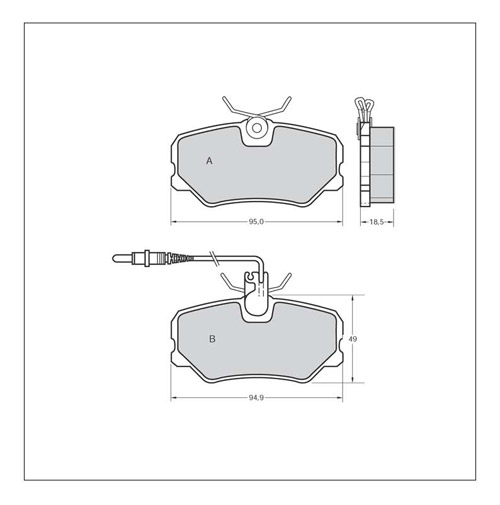 Tarox Strada Brake Pads - Front for Citroen ZX