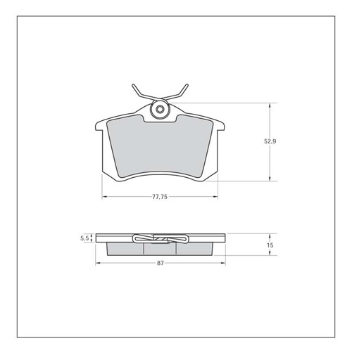 Tarox Corsa Brake Pads - Rear for Audi TT (8N)