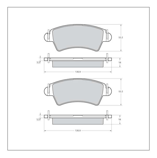 Tarox Corsa Brake Pads - Front for Citroen Xsara