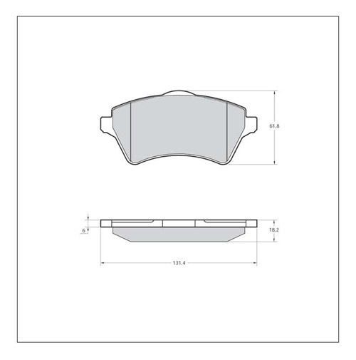 Tarox Strada Brake Pads - Front for Land Rover Freelander