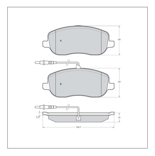 Tarox Strada Brake Pads - Front for Peugeot 807