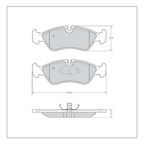 Tarox Strada Brake Pads - Front for Vauxhall Astra Mk 2 (E)