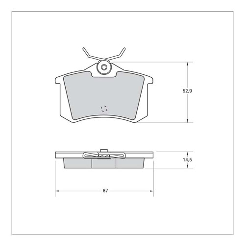 Tarox Corsa Brake Pads - Rear for Lancia Delta