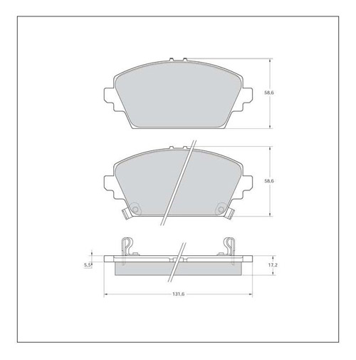 Tarox Strada Brake Pads - Front for MG ZS