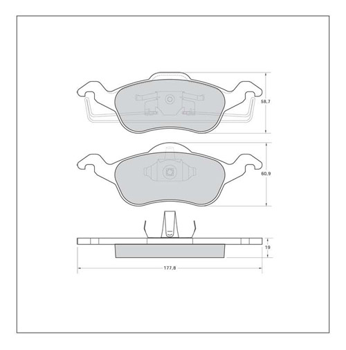 Tarox Strada Brake Pads - Front for Ford Focus Mk 1
