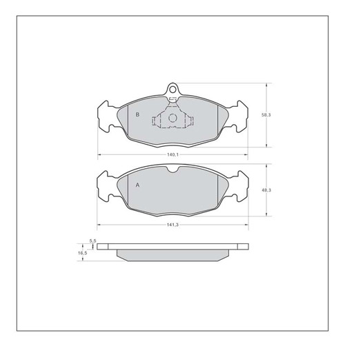 Tarox Corsa Brake Pads - Front for Vauxhall Astra Mk 3 (F)