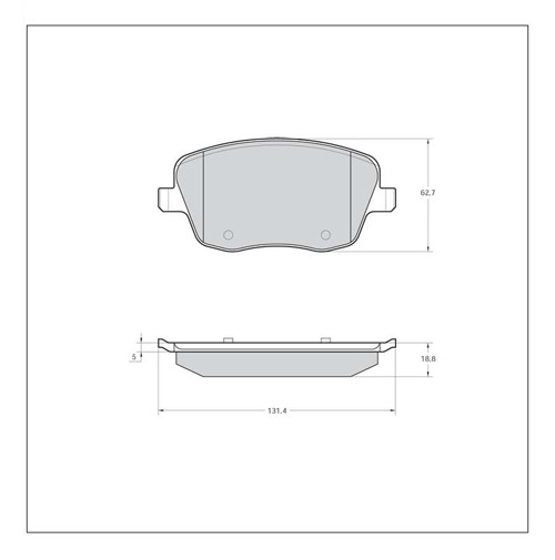 Tarox Strada Brake Pads - Front for Seat Ibiza Mk 3 (6L)