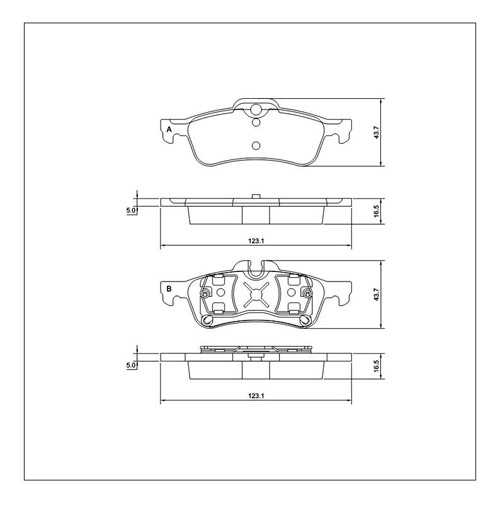 Tarox Strada Brake Pads - Rear for Mini Mini (R50/R52/R53)