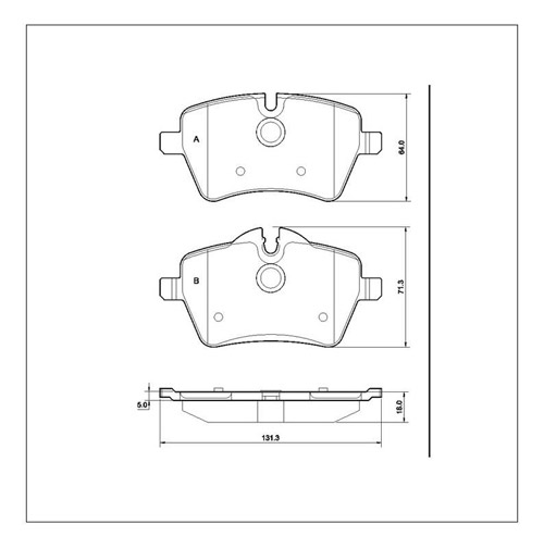 Tarox Strada Brake Pads - Front for Mini Mini (R50/R52/R53)