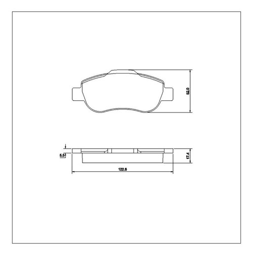 Tarox Strada Brake Pads - Front for Fiat Panda