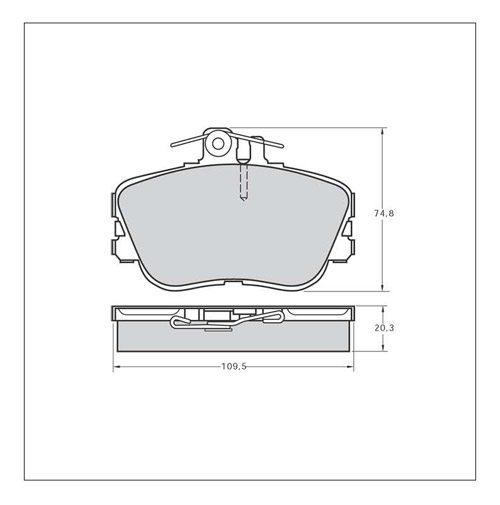 Tarox Strada Brake Pads - Front for Mercedes C-Class