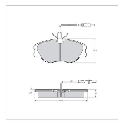 Tarox Strada Brake Pads - Front for Fiat Scudo