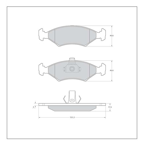 Tarox Strada Brake Pads - Front for Ford Fiesta Mk 4/5